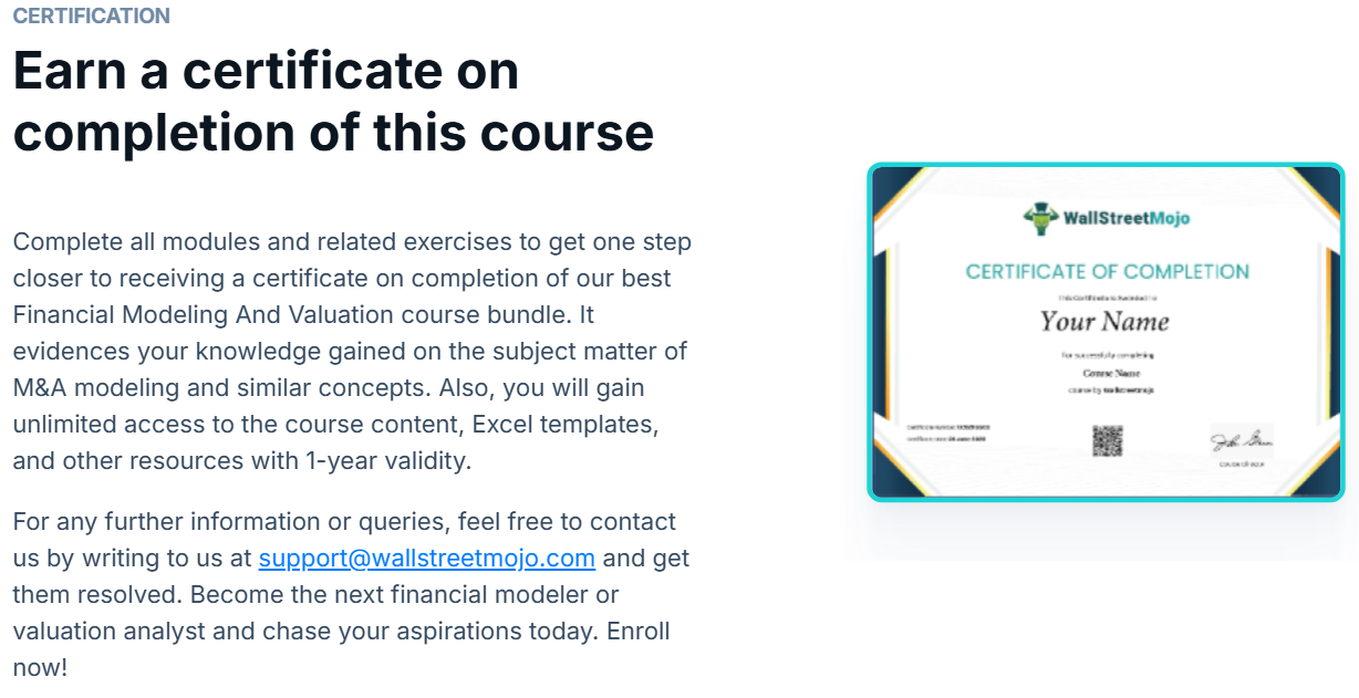 Mergers and Acquisitions Modeling Course